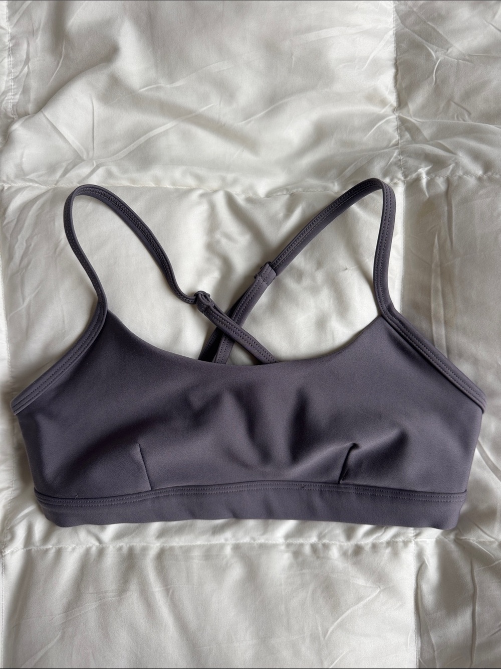 ALO Airlift Intrigue Bra - Purple Dusk